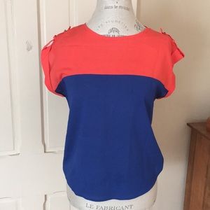 Forever 21 Blue and orange blouse